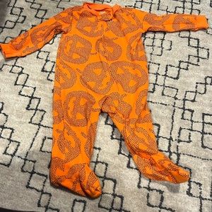 Carters 9 Month Jack-O-lantern Footie PJ